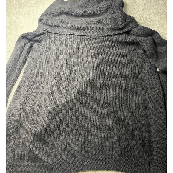 Open Knit Cardigan Shawl Collar Cozy Layering Top Knitwear Sweater - Picture 3 of 7